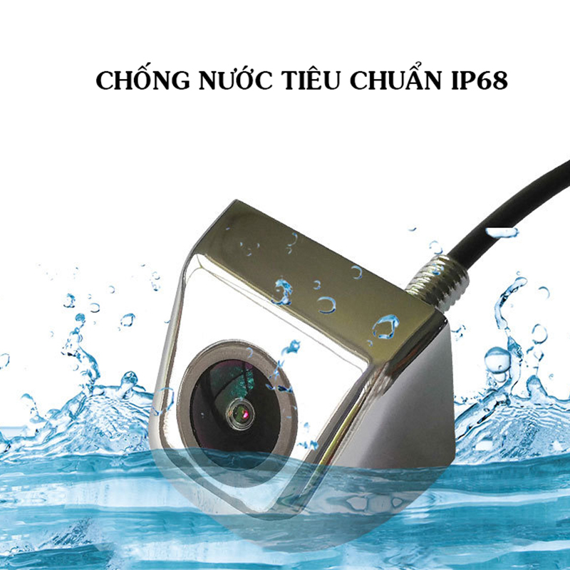 Camera Lùi AHD720P Dùng Cho Màn Hình Android Hoặc Màn Hình Hỗ Trợ AHD Vỏ Kim Loại Mạ Crom