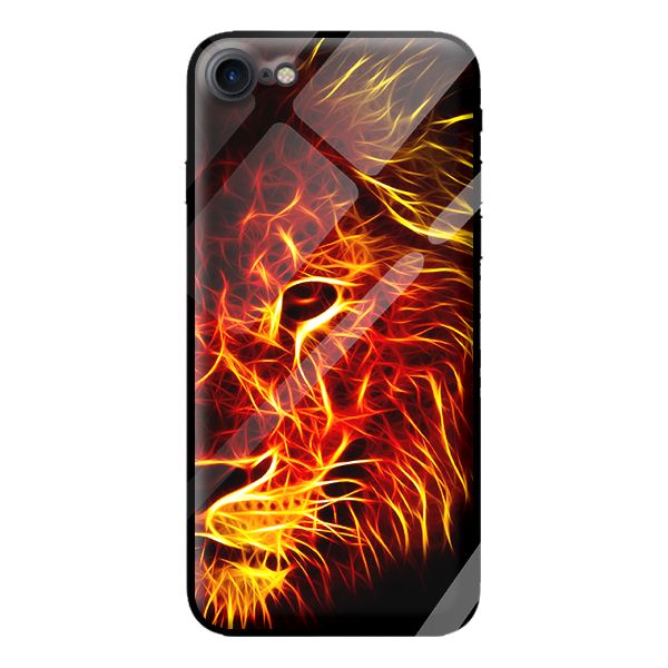Ốp kính cường lực cho iPhone 8 mèo 28 - Hàng chính hãng