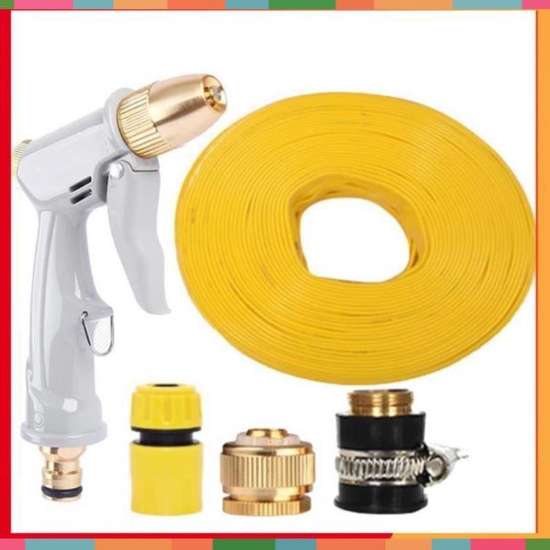 Bộ dây vòi xịt nước tưới cây rửa xe,tăng áp 3 lần, loại 20m  206846