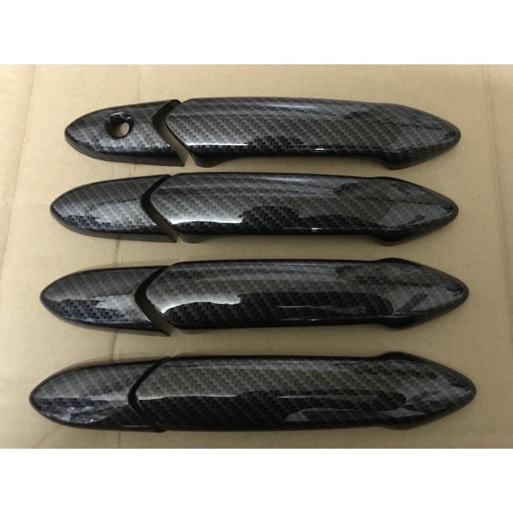 Ốp Trang Trí Tay Hõm Vinfast Fadil 2018 2019 2020 2021 Mẫu Vân Carbon.