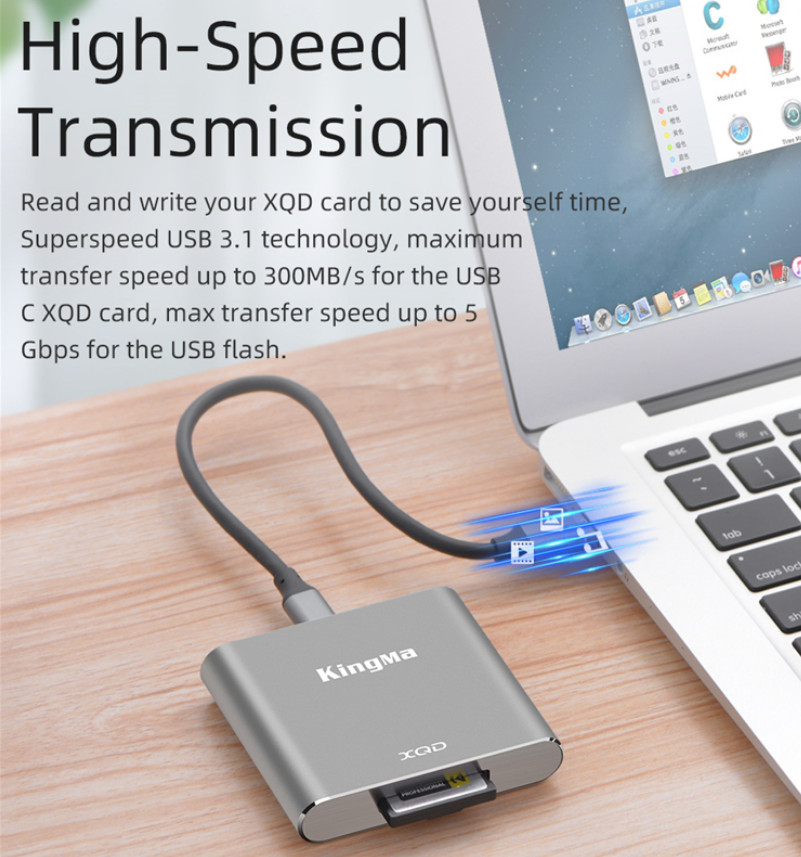 Đầu đọc thẻ XQD Kingma USB 3.1 Gen 1, Hàng nhập khẩu