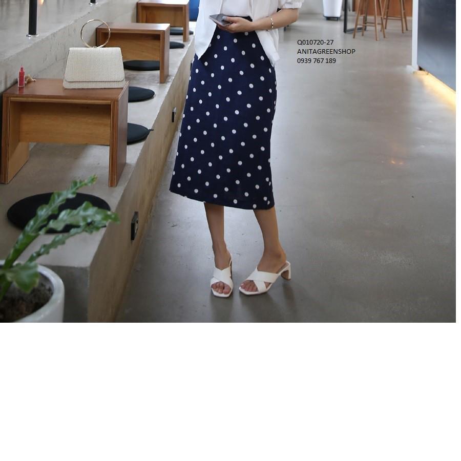 Q010720 CHÂN VÁY CHẤM BI