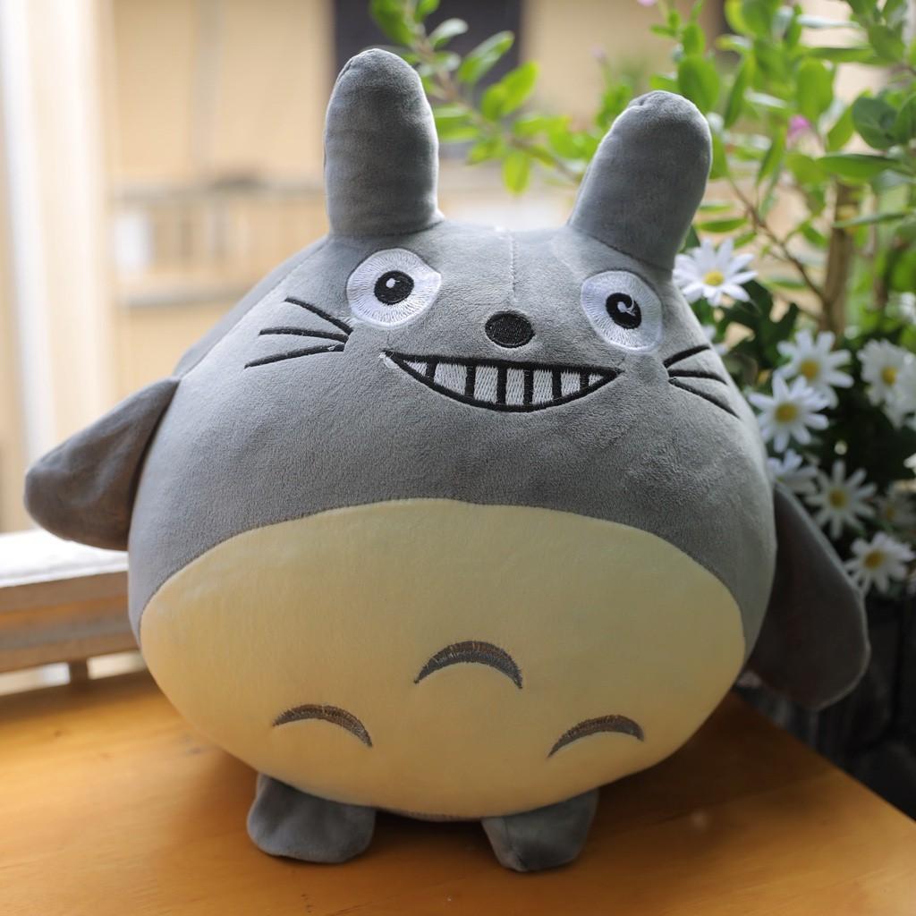 Gấu Bông Totoro Mặt Cười Cao Cấp Êm Mịn