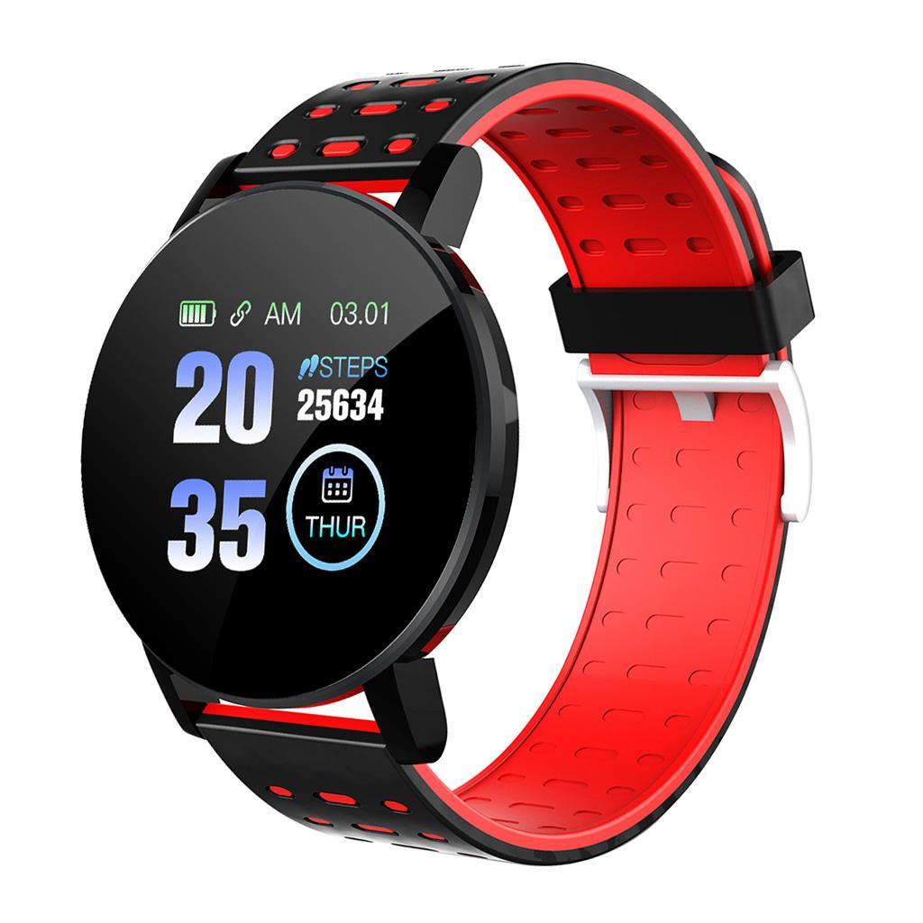 2Pcs 1.3'' Screen Smart Watch Bluetooth Bracelet Watch Fitness Tracker
