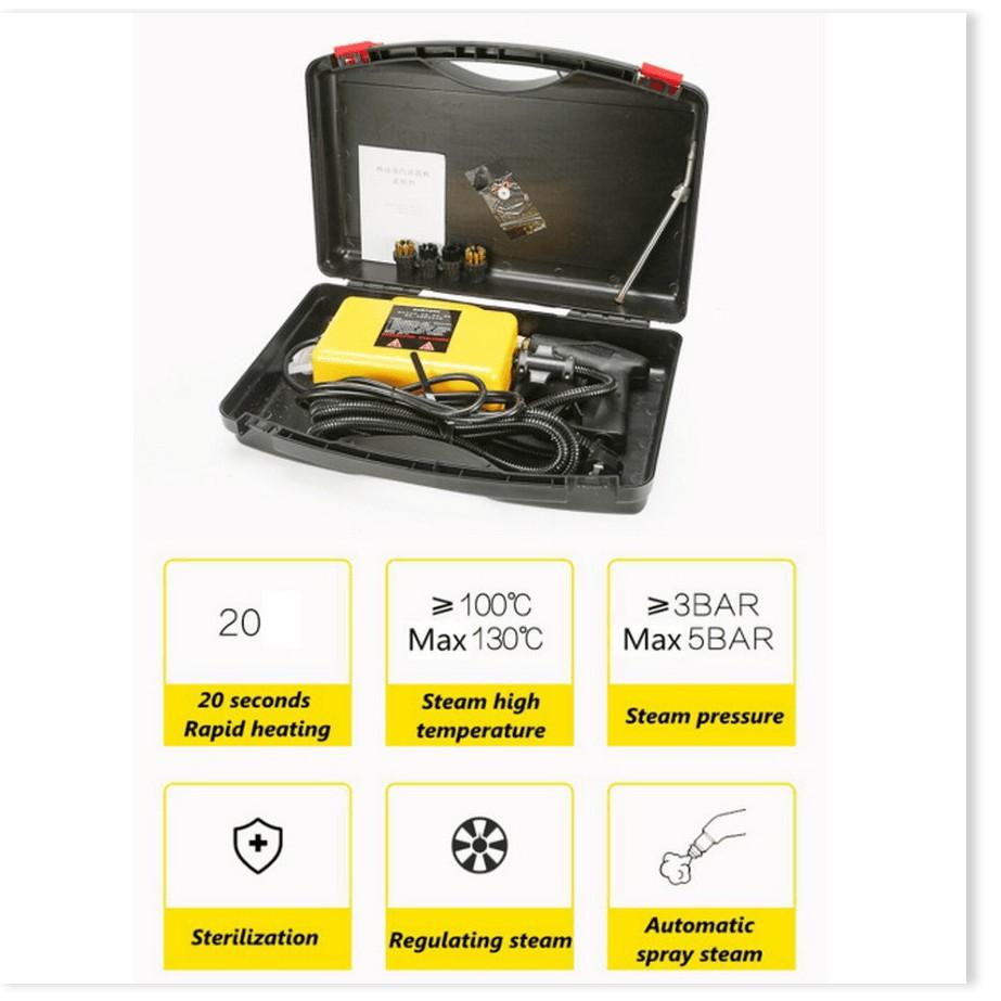 Máy Phun Xịt Rửa Hơi Nước Nóng 220V 2600W