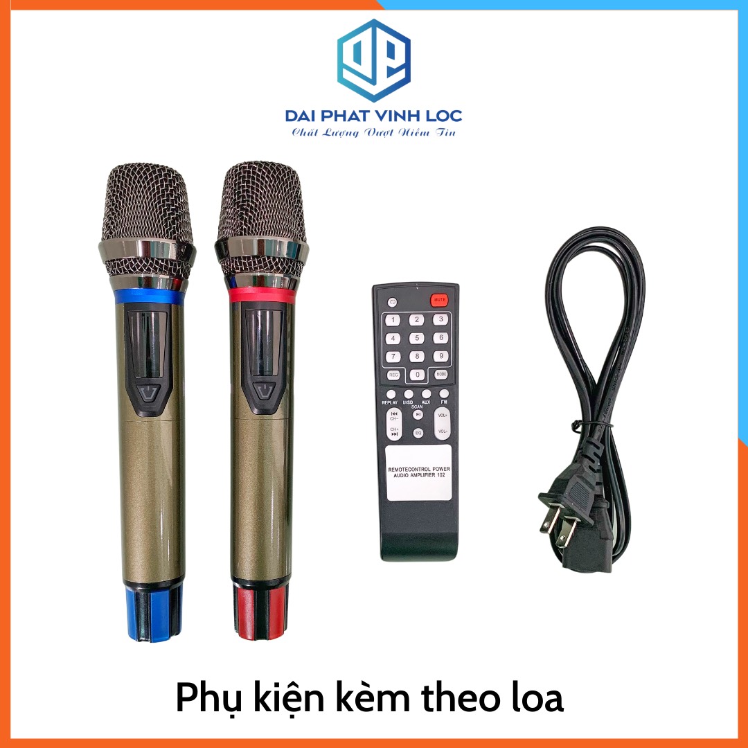 Loa Kéo Karaoke Nanomax SK-18H8 5 Tấc Công Suất Lớn 1200W Chất Lượng Âm Thanh Tốt Thiết Kế Sang Trọng Tặng Kèm 2 Mic Hàng Chính Hãng