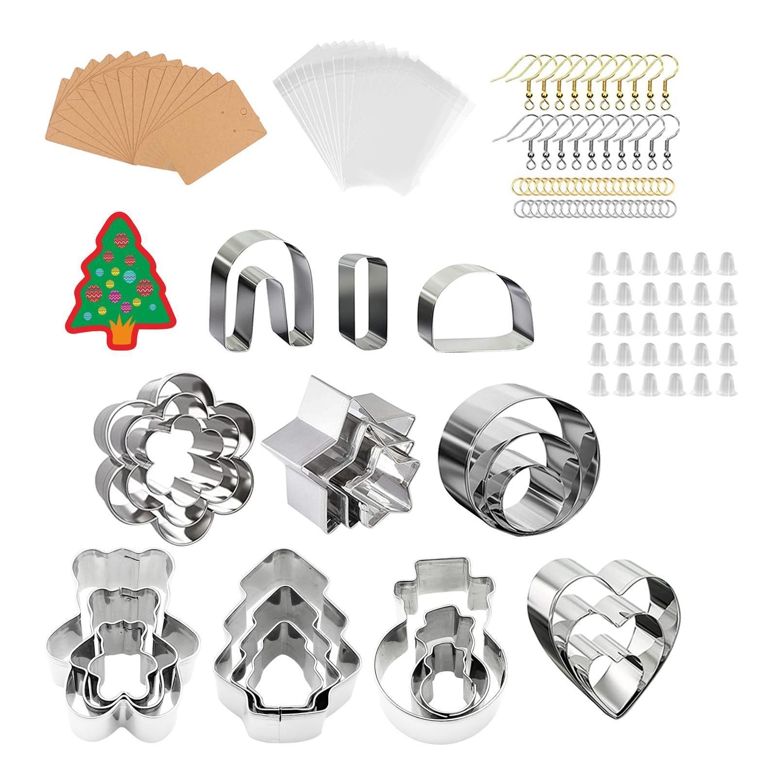 Polymer Clay for Earrings Jewelry Making Clay Cutting Tools Shapes