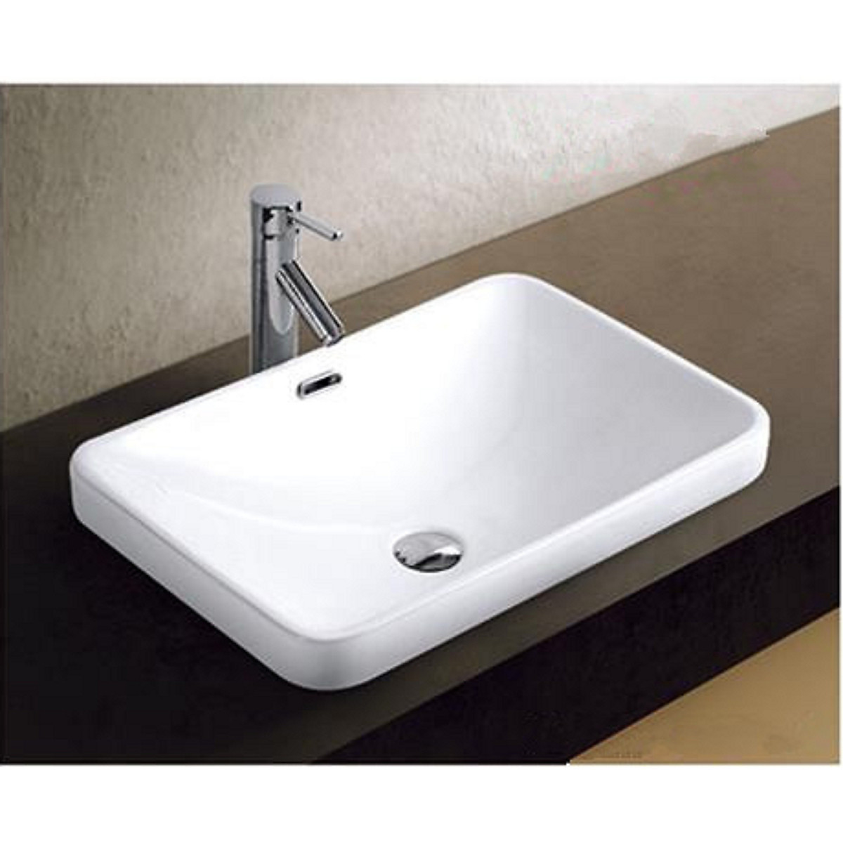 CHẬU LAVABO ÂM BÀN DƯƠNG VÀNH CAO CẤP