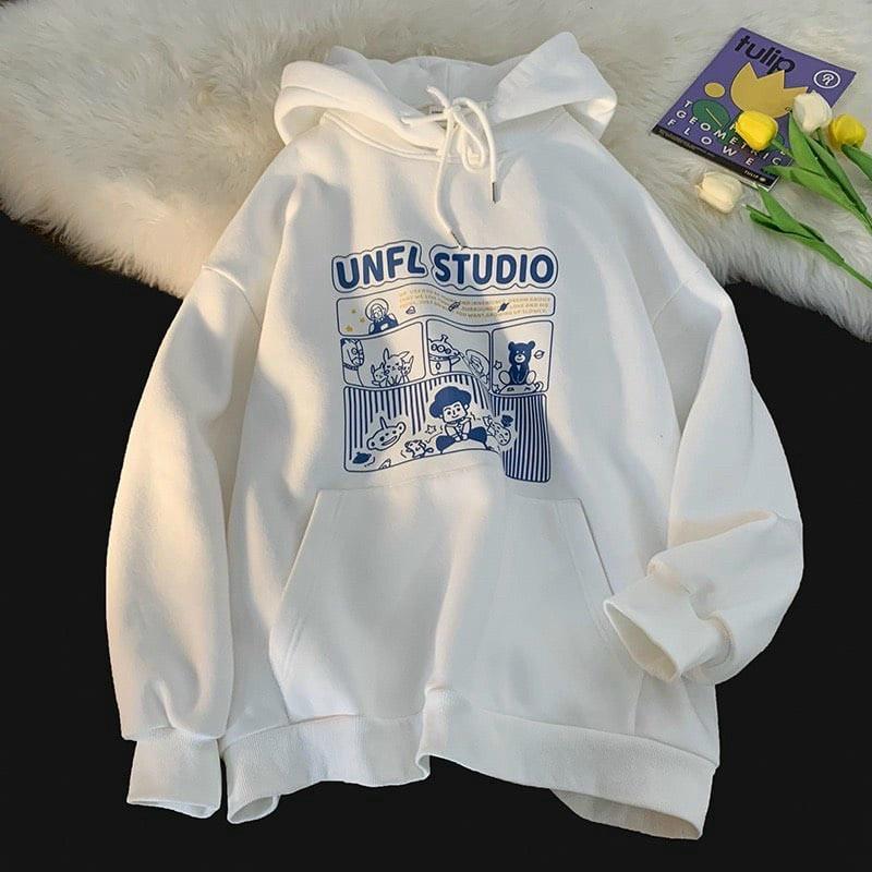 ÁO KHOÁC HOODIE NAM NỮ CHẤT NỈ UNEF STUDIO NỈ DÀY FROM RỘNG CHỐNG LẠNH NẮNG, NÓNG ĐÔNG HÈ UNISEX 2023