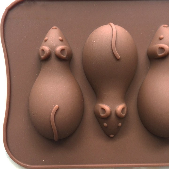 Khuôn silicon 6 chuột