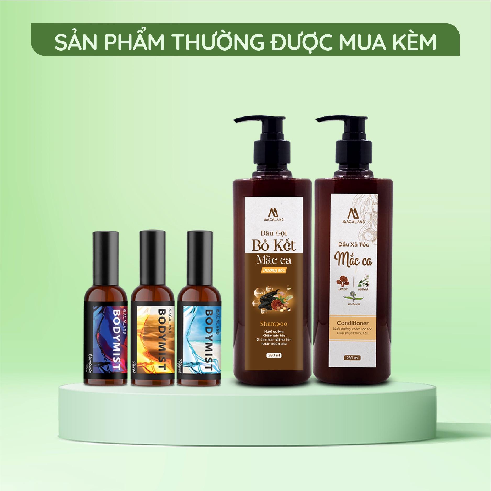 Tẩy Tế Bào Chết Body Cà Phê Organic - Mắc Ca Macaland 35g/225g Dưỡng Ẩm, Chăm Da Sáng Mịn
