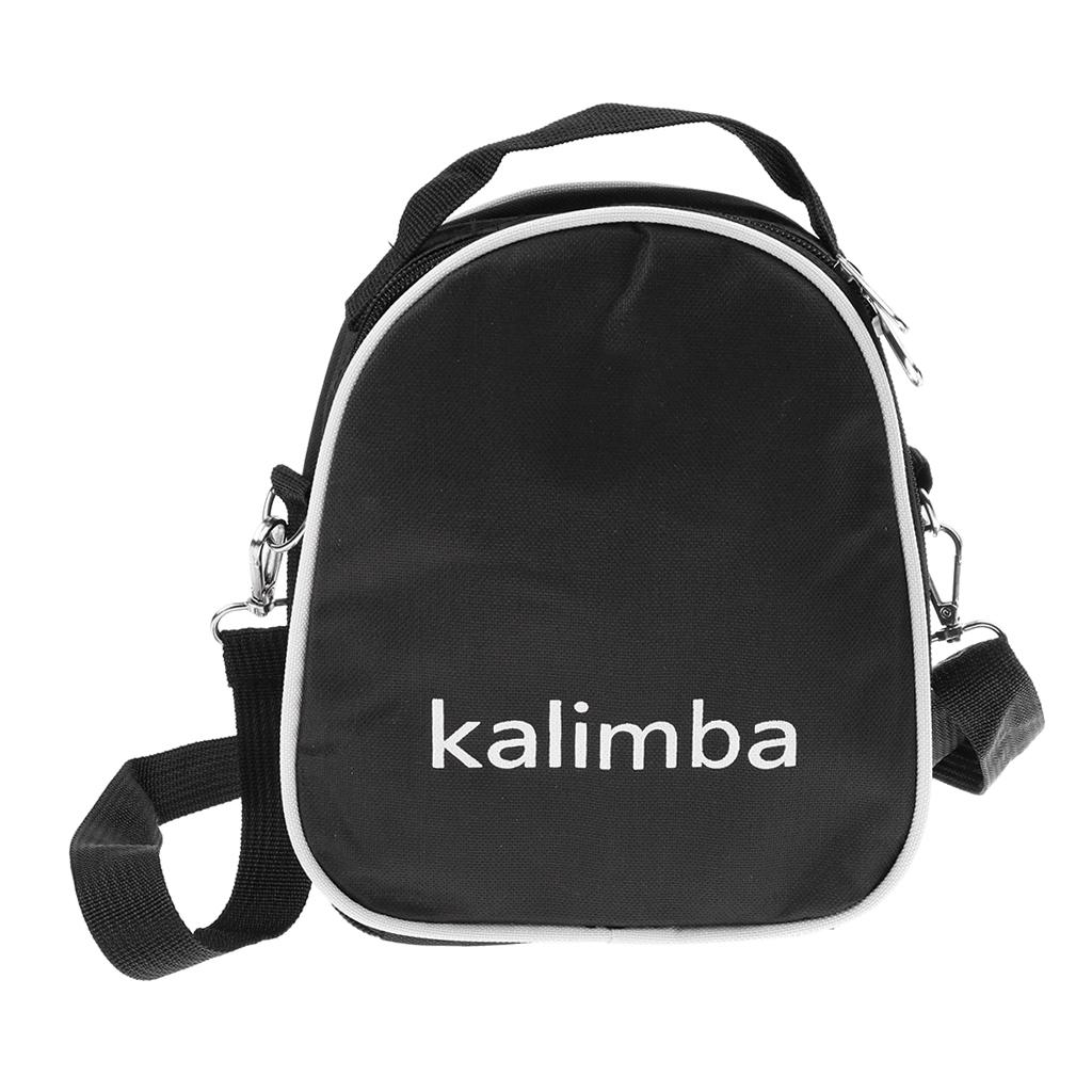 17 Keys Kalimba Board Clear Acrylic Thumb Piano Mbira With Storage Bag