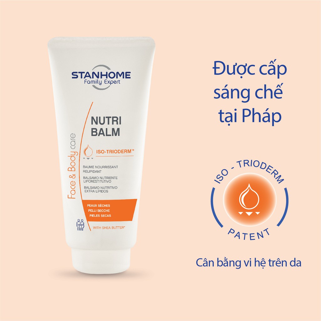 Stanhome Nutri Balm kem dưỡng ẩm cho da khô, da nhạy cảm 200ml