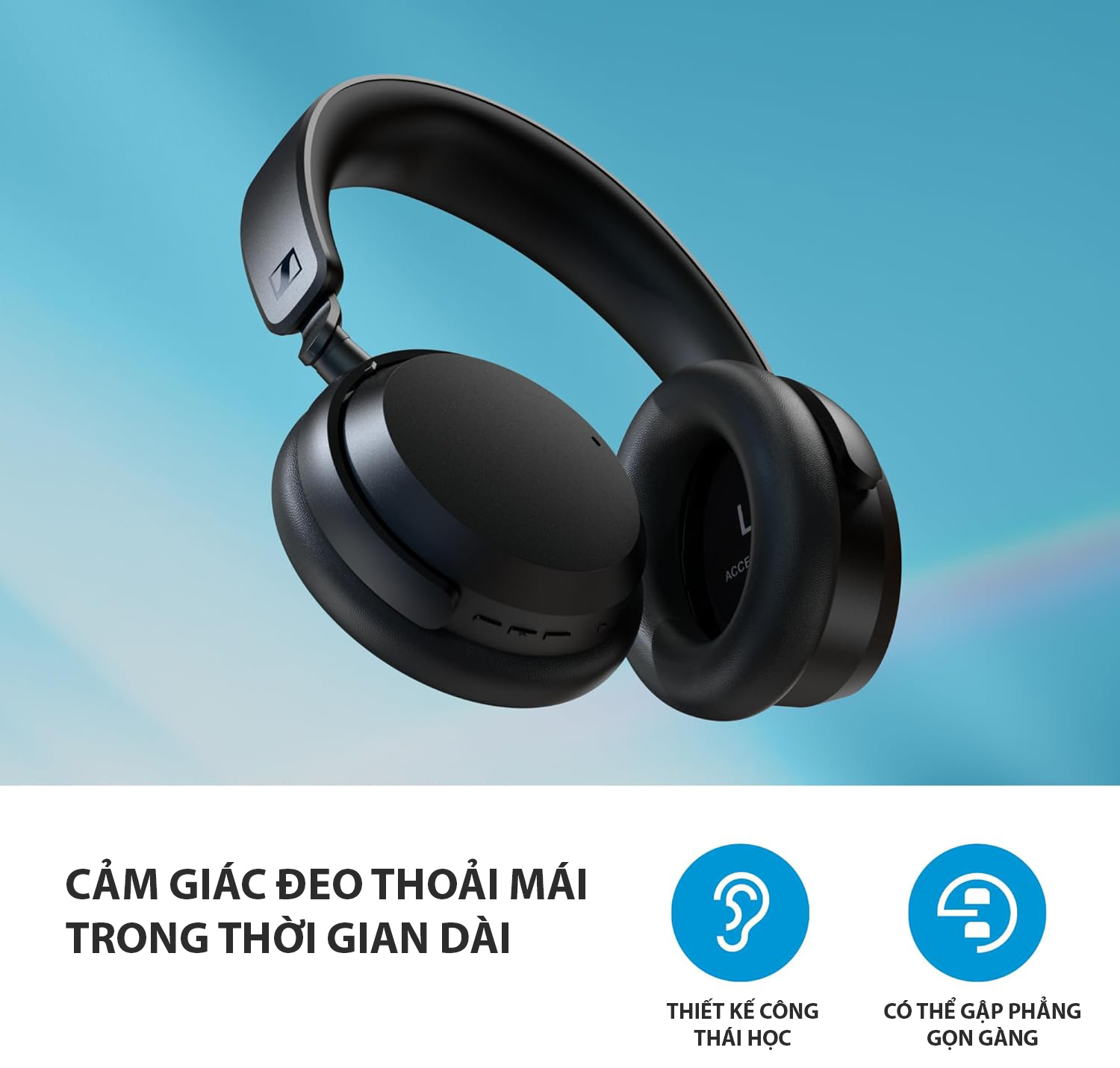 Tai nghe không dây SENNHEISER Accentum Wireless thương hiệu từ Đức - Hàng chính hãng