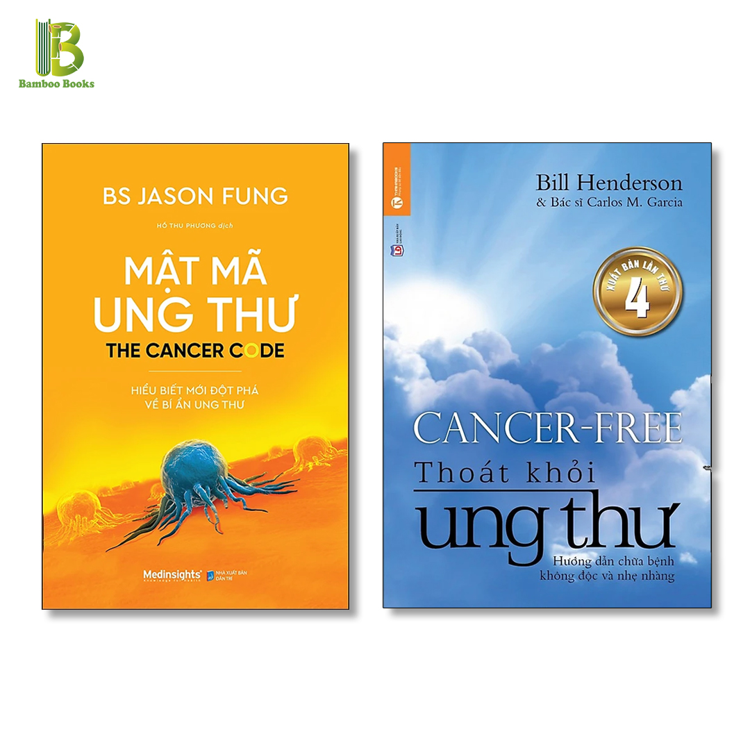 Bộ 2 Sách Hiểu Để Phòng Tránh Ung Thư : Mật Mã Ung Thư - Hiểu Biết Mới Đột Phá Về Bí Ẩn Ung Thư + Thoát Khỏi Ung Thư (Tặng Kèm Bookmark Bamboo Books)