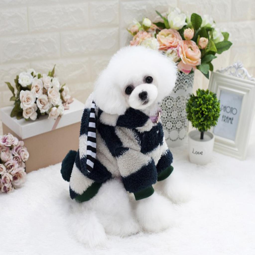 Stuffed Pet Dog Jacket Puppy Cosplay Clothes Warm Sweater Coat