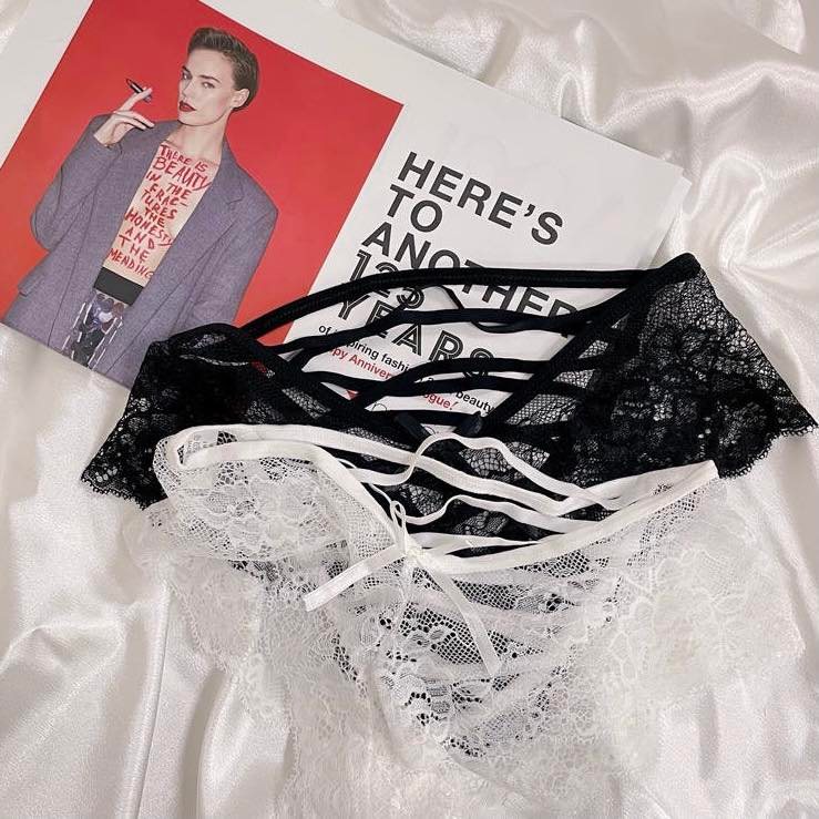 Quần Lót Ren Nơ Hoa Quyến Rũ