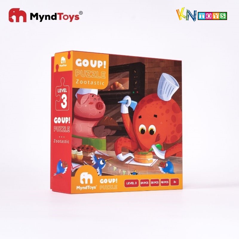 Đồ Chơi Xếp Hình MyndToys - GO UP! Puzzle - Level 3 (Cho Bé Từ 3 Tuổi - Nhiều Chủ Đề)