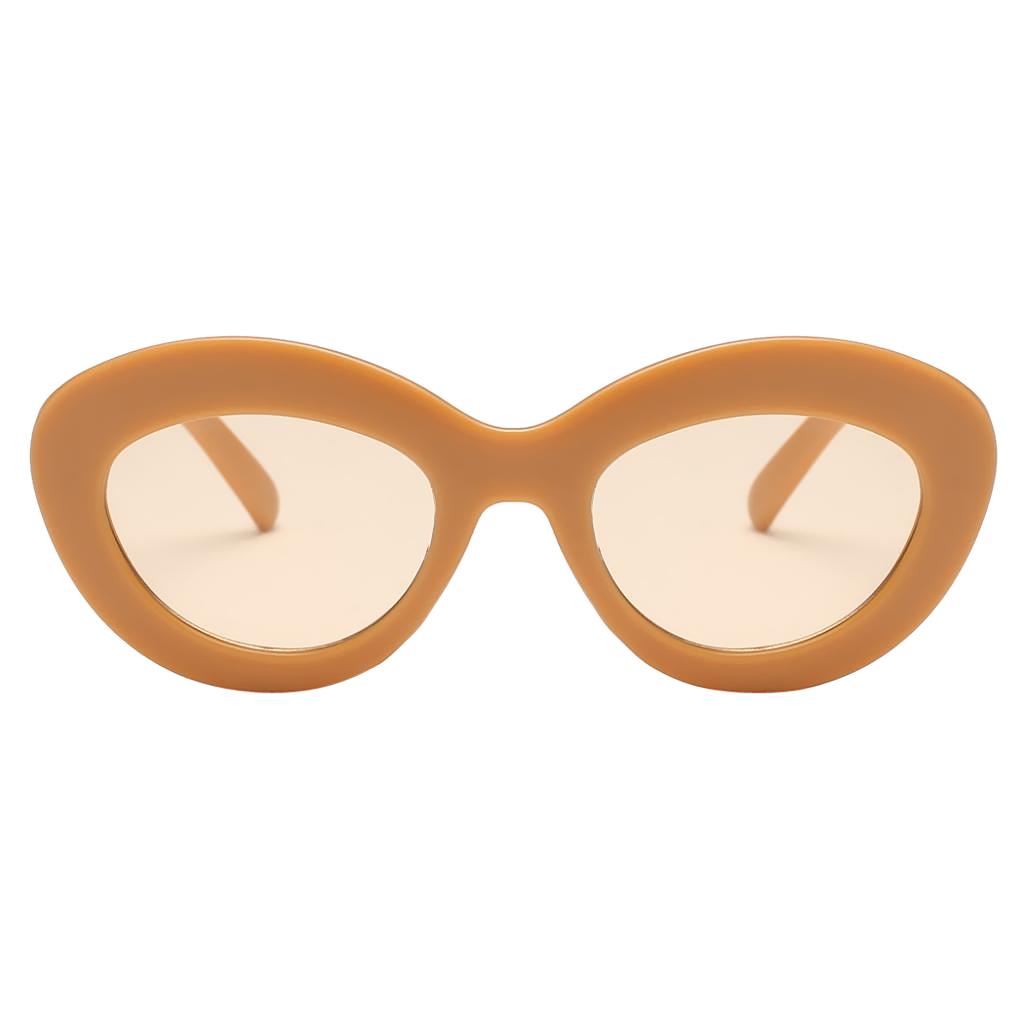 Vintage Anti-UV Oval Sunglasses Shades Plastic Frame Glasses Eyewear 01