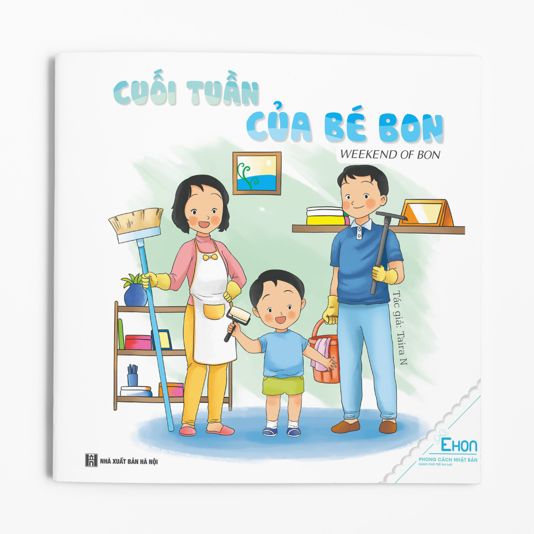 Combo (7 cuốn) Ehon Âm thanh và Kỹ năng: Bé Bon và Gấu Pun (Dành cho trẻ 0-6 tuổi)