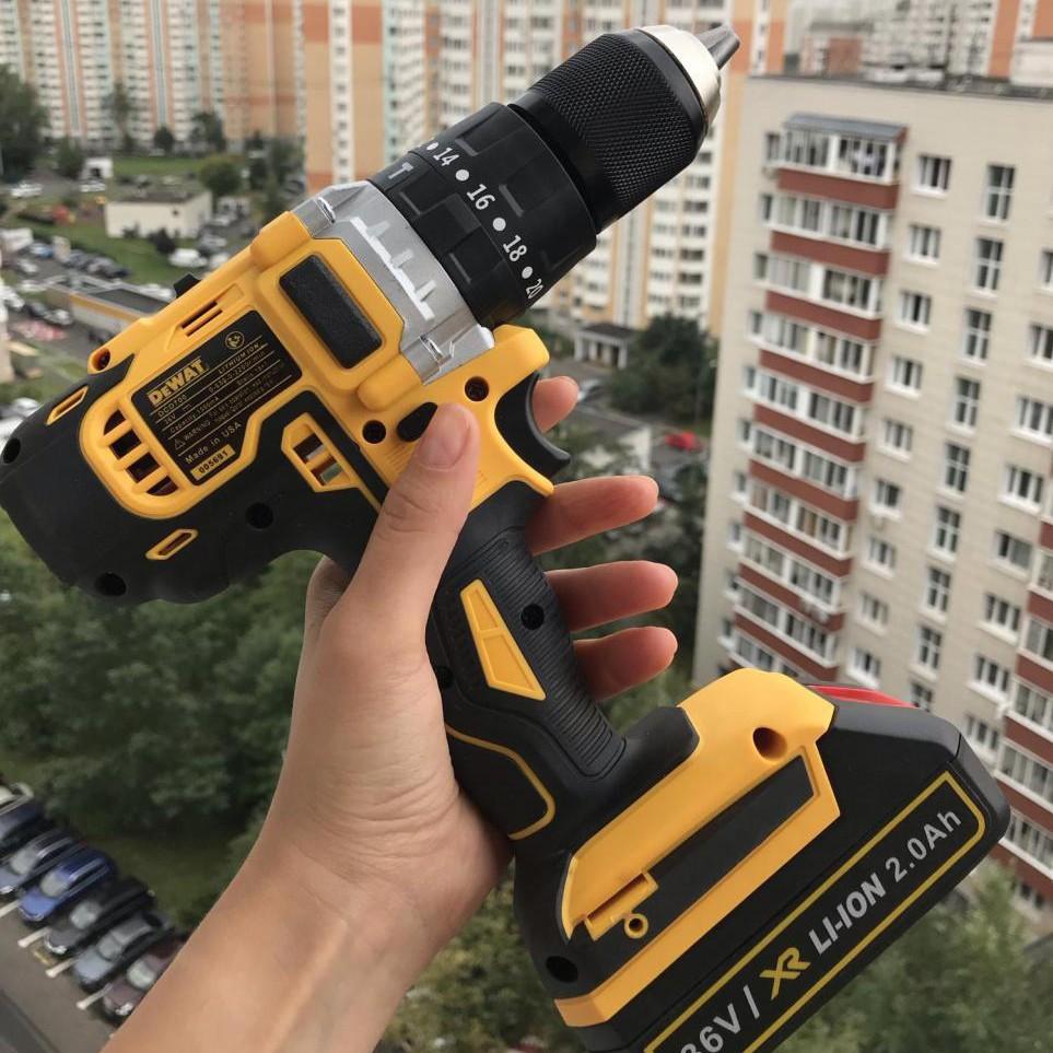 Máy Khoan Dewalt 36V- 3 Chức Năng - Khoan bê tông, Không chổi than, Máy bắt Vít 36V Có Búa