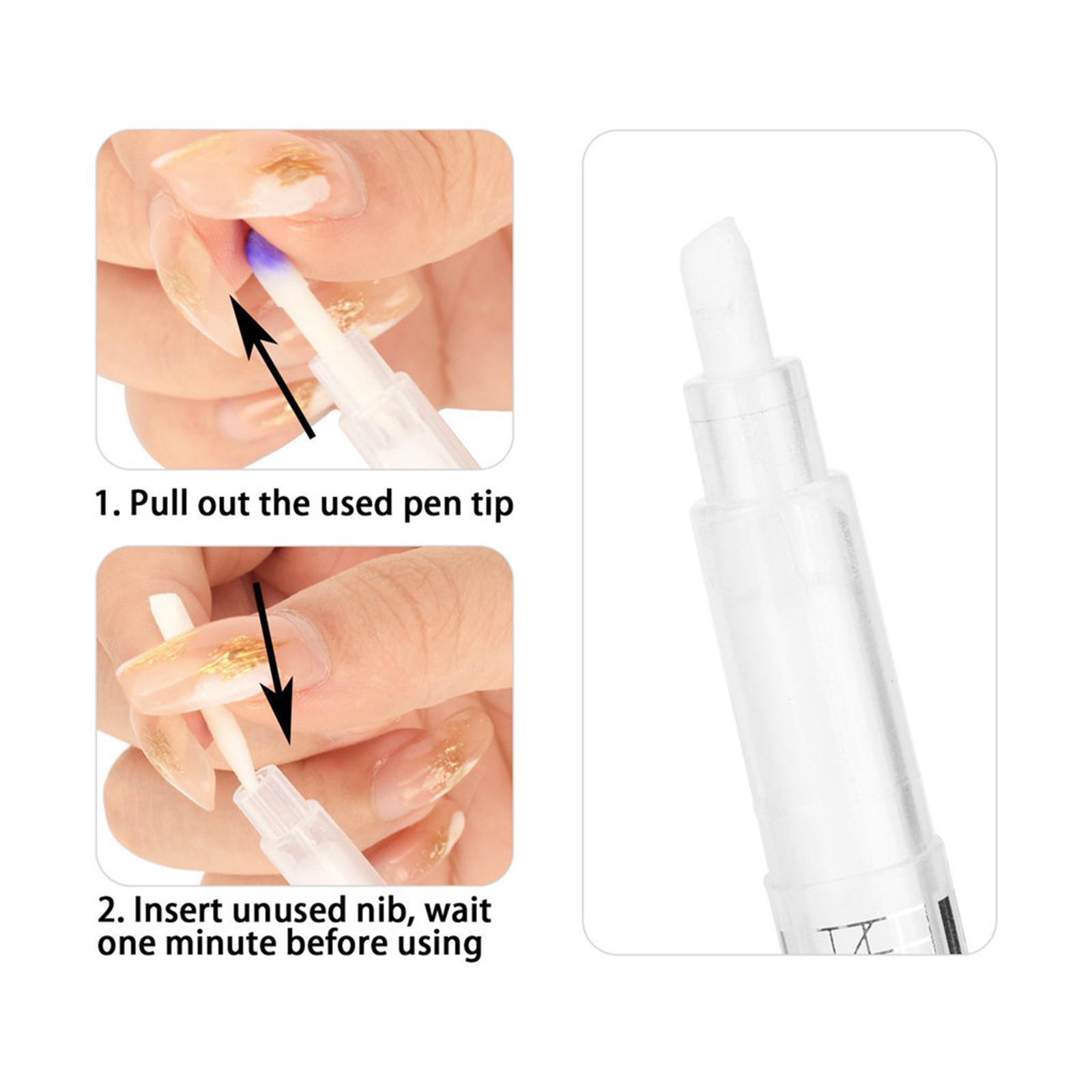 3Pcs Skin Marker Wiping Pen Widely Used Gentle for Eyebrow Lip Quickly Clean