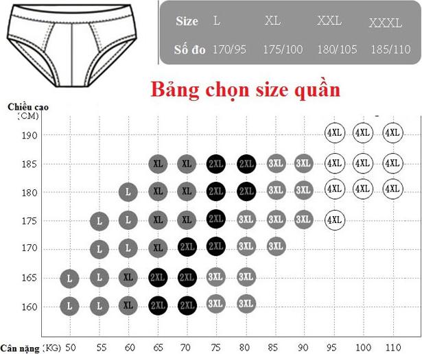 Bộ 5 Quần Lót Nam Tam Giác Xuất Nhật Chất Mát