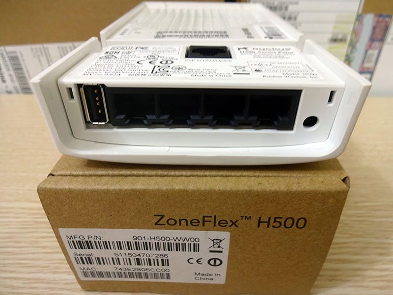 Bộ phát wifi 901-H500-WW00 Ruckus ZoneFlex H500 Multiservice 802.11ac Wired/Wireless Wall Switch- Hàng nhập khẩu