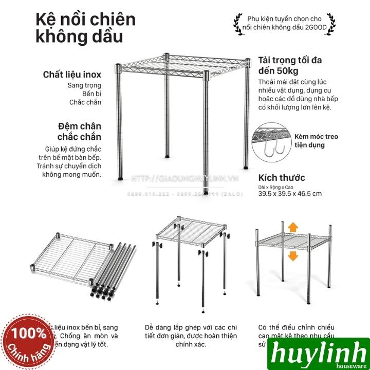 Kệ đa năng cho nồi chiên không dầu 2Good - Hàng chính hãng