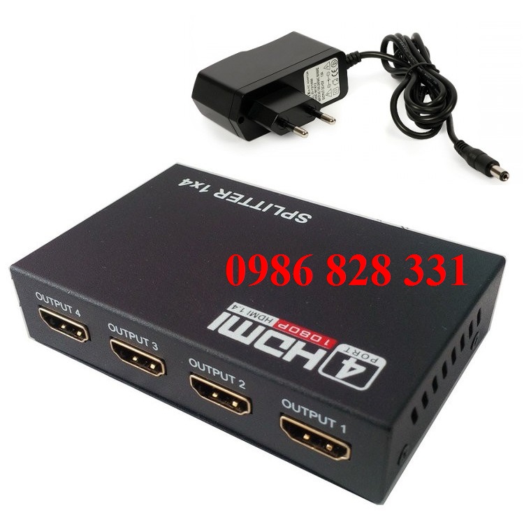 Bộ chia HDMI 1 ra 4 Full HD 1080 giá rẻ