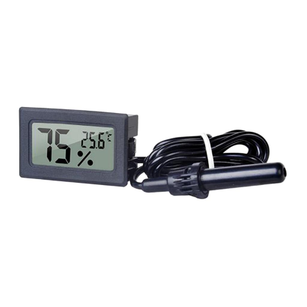 Kỹ Thuật Số Mini Thời Trang Màn Hình LCD Nhiệt Độ Trong Nhà Nhiệt Kế Màn Hình Có Đồng Hồ Đo Nhiệt Độ