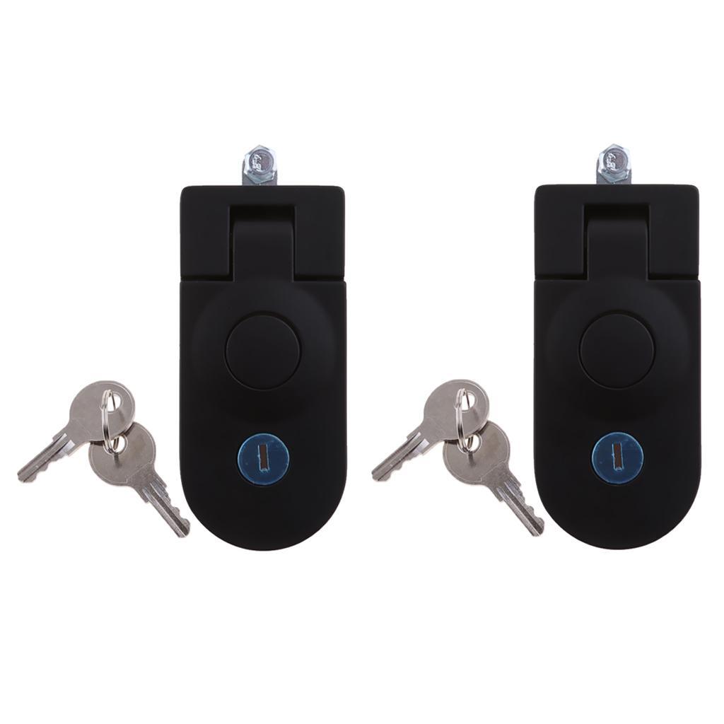 2x Trailer Toolbox Latch Compression  with Keys for Camper RV Truck