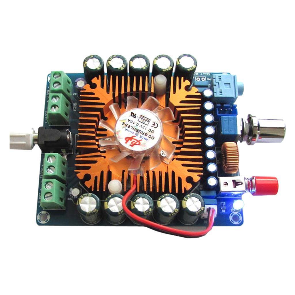 Digital Amplifier Board HiFi 4 Channel Stereo Audio Amplifier Digital Power Amp Board 50Wx4 for DIY Sound System