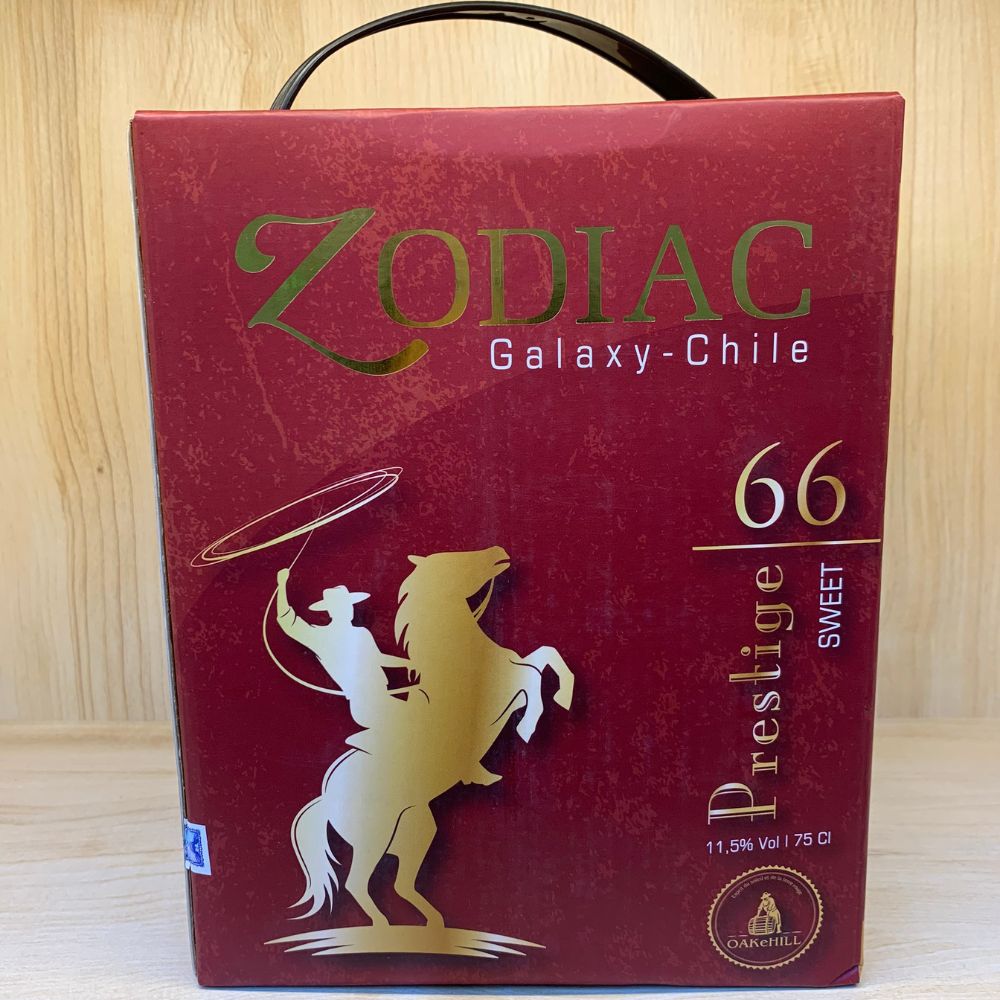 Hộp Vang Zodiac 66 Galaxy Nhập Khẩu Chile (Hộp 3 lít).