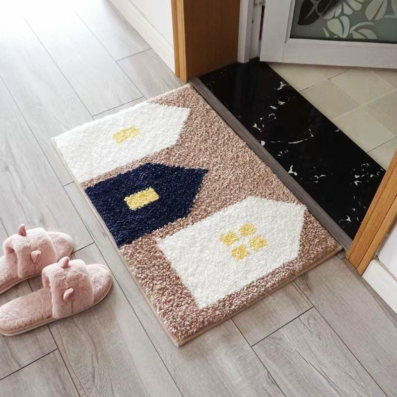 Thảm chùi chân lông cừu cao cấp hàng loại 1 họa tiết hoạt hình