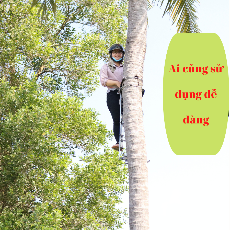 Thiết bị leo dừa kiểu đứng siêu nhanh