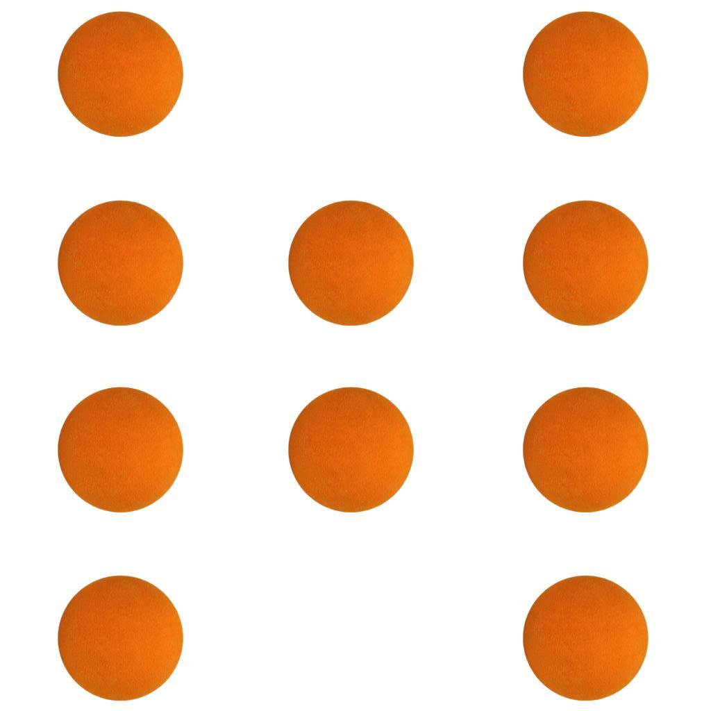 2-6pack 10 Pieces EVA Foam Golf Swing Exercises Practice Training Balls Orange