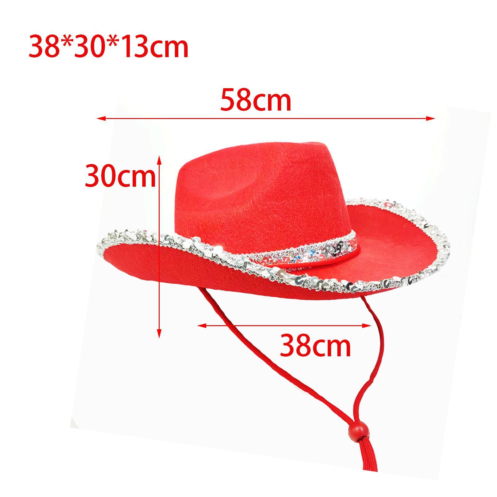 Western Cowboy Hat Fedoras Caps Cowgirl Hat for Summer Outdoor Costumes Accessories