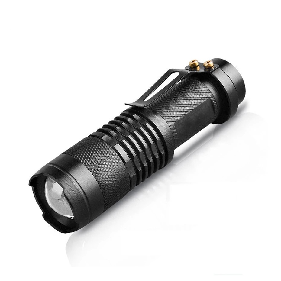 Đèn pin mini siêu sáng Cree Q5 (đã có pin và sạc) ( Hàng Chính Hãng )