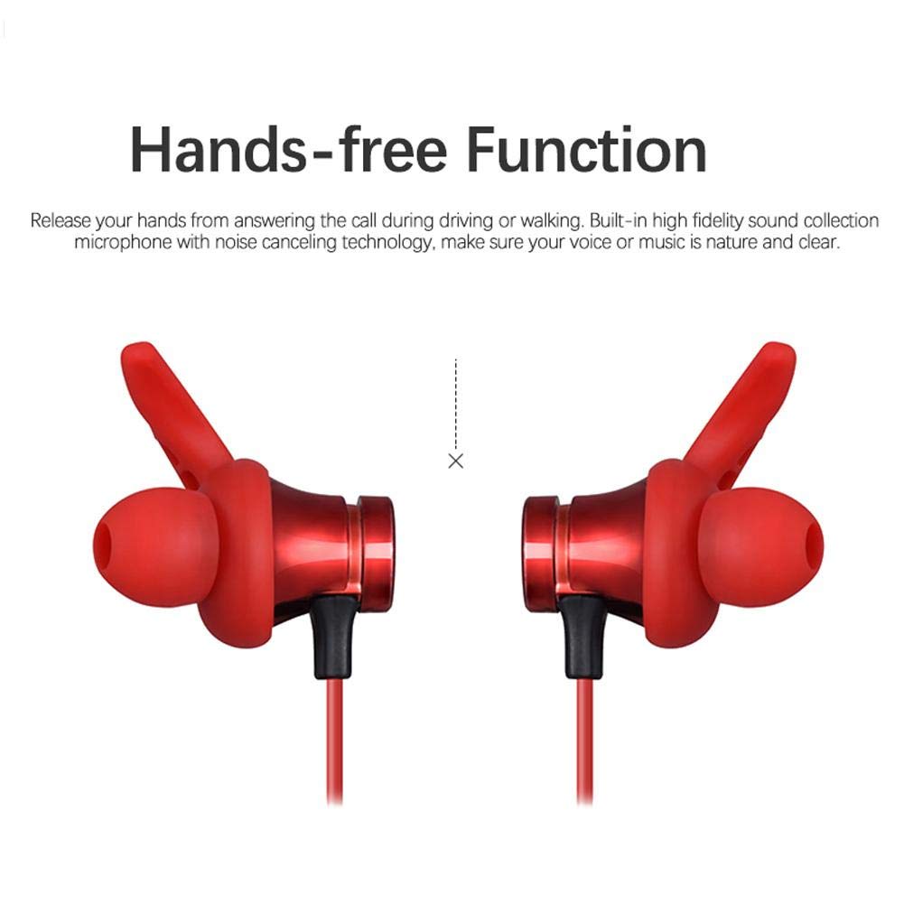 Tai Nghe Bluetooth Không Dây Quàng Cổ XT22, Tai Nghe Sport Stereo Chống Nước, Earphone In Ear Hỗ Trợ Thẻ SD