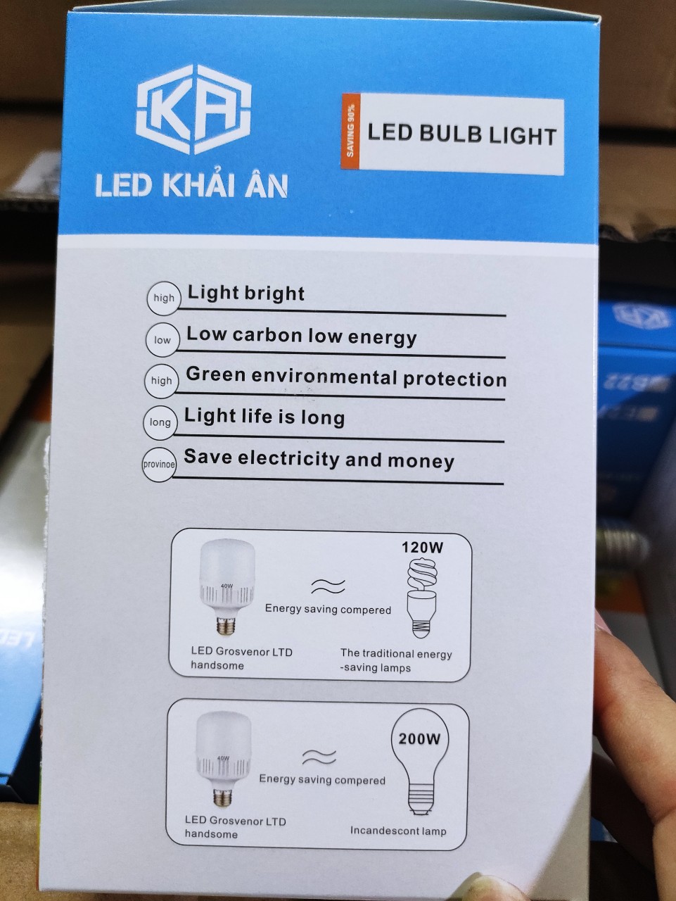 bóng đèn led 40W siêu sáng KA