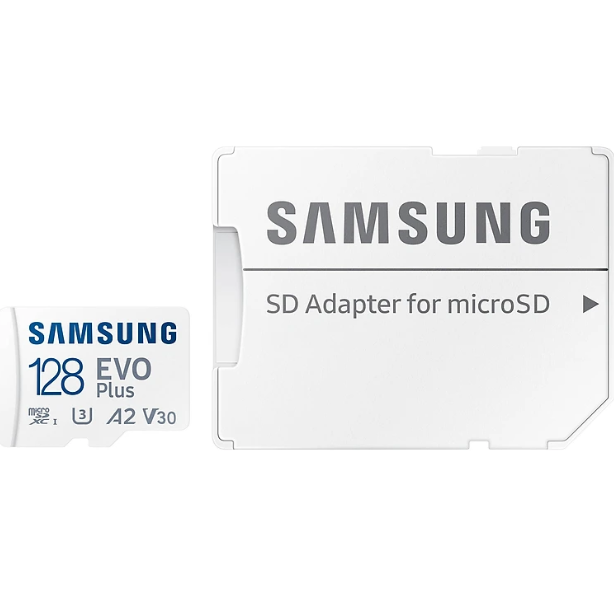 Thẻ Nhớ Micro SD Samsung Evo Plus 128GB U3 Class 10 - 100MB/s (Kèm Adapter) - Hàng Chính Hãng