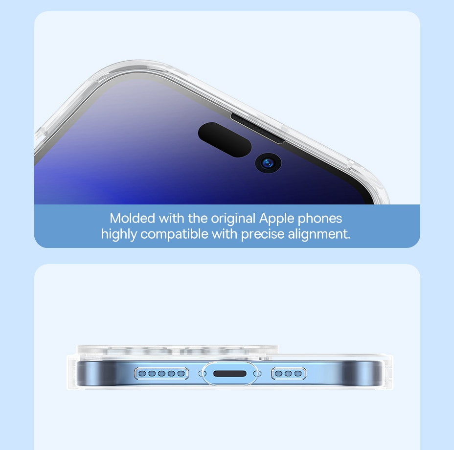 Ốp lưng chống sốc trong suốt cho iPhone 14 Plus hiệu Baseus Protective Case trang bị khung bảo vệ camera, chống chịu va đập cực tốt, độ trong suốt chuẩn HD - hàng nhập khẩu