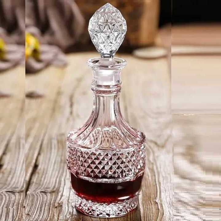 Bình thủy tinh dáng trụ tròn trong suốt dung tích 750ml