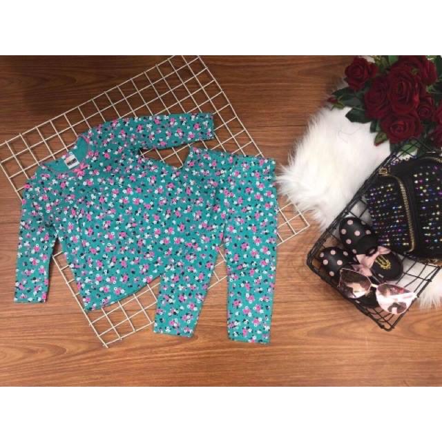 Bộ tay dài Babydoll cho bé gái