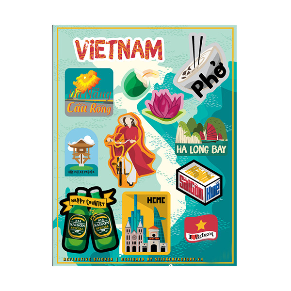 Việt Nam - Reflective Sticker hình dán phản quang 3M Premium