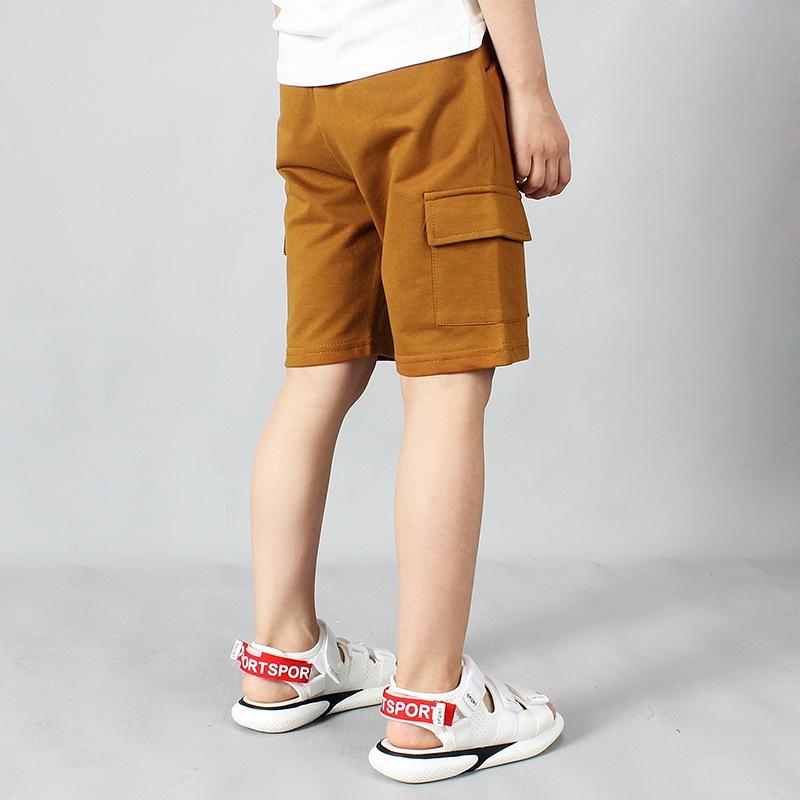 TL2 Size130-160 (21-40kg) Quần thun ngắn short thể thao cho bé trai lớn Thời trang trẻ Em