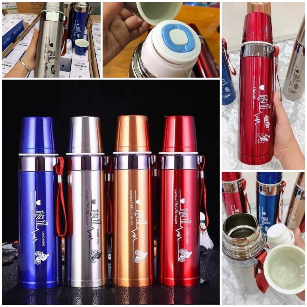 BÌNH GIỮ NHIỆT INOX LOẠI LỚN 800ML