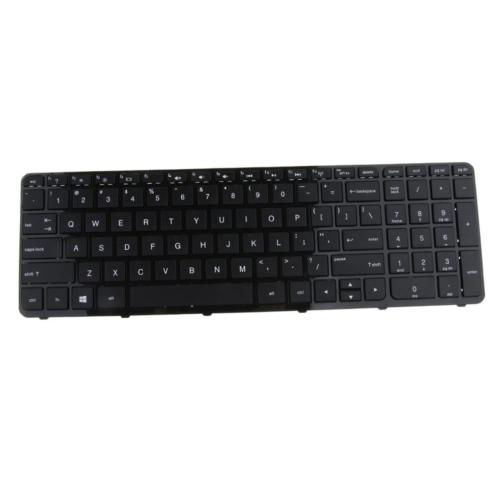 Laptop Keyboard for HP Pavilion 15-E,15-N,15-D,15-G,15-R,15-A,15-S,15-H,15-F, TPN-Q118,TPN-F113,250 G3,255 G3,250 G2,255 Series With Frame US Layout