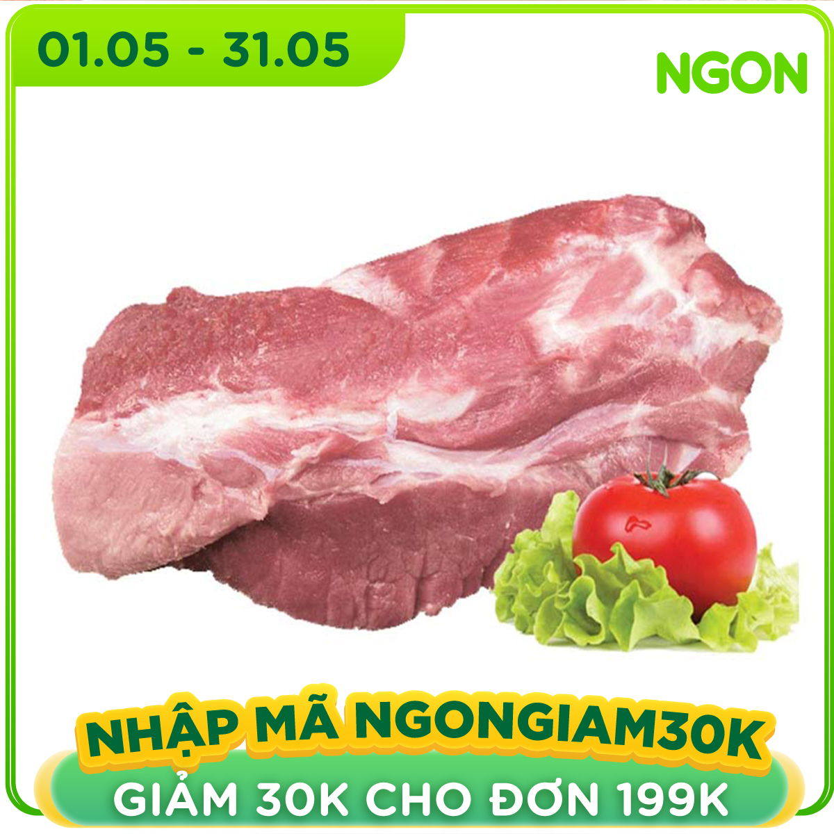 Nạc Dăm Heo -1Kg